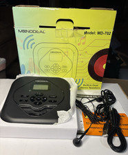 Monodeal MD-702 Portable CD Player Bluetooth Dual Speakers NEW Sealed
