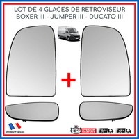 Komplettes Set Vorderer RüCkspiegelglas FüR Jumper Ducato Boxer 3 (2006-)