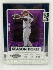 2021 Panini Contenders Optic Purple Velocity Ticket 8/16 Gleyber Torres #66