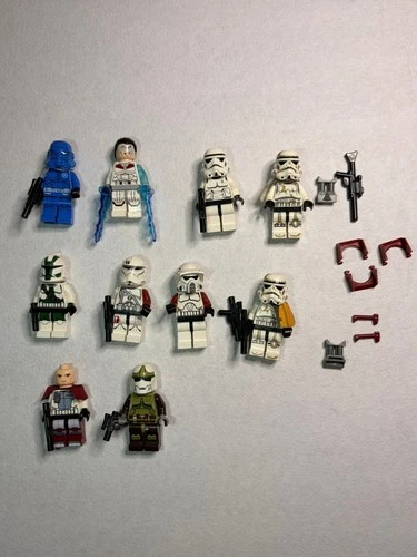 LEGO Star Wars Minifigure and Parts LOT (RARE) - Clone - All Good Condition