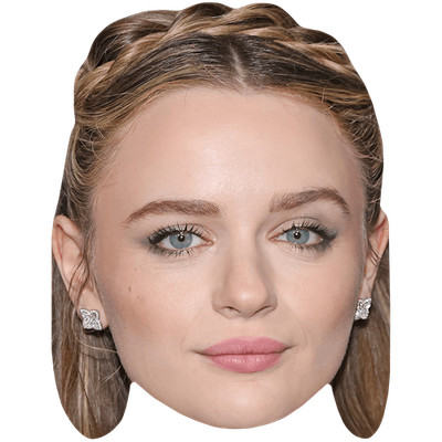 Joey King (Lächeln) Promi Maske, flaches Kartengesicht, Kostüm Maske