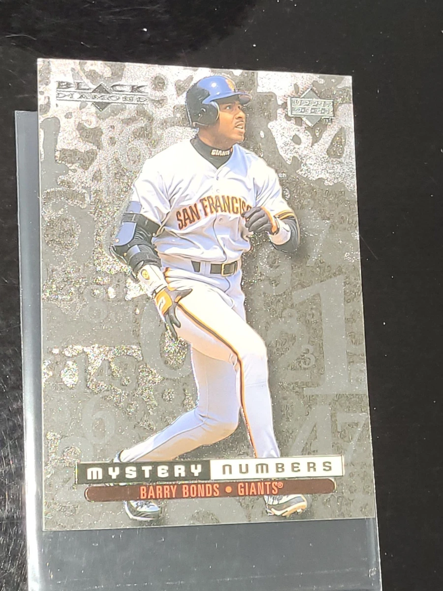 Upper Deck Barry Bonds Baseball Serial Numbered Sports Trading