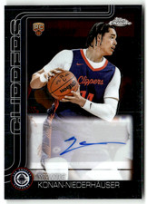 Yanic Konan-Niederhäuser Chrome NBA 2025 Auto