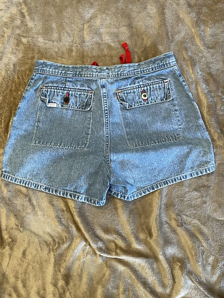 Pantalones cortos vaqueros vintage de mujer Carolina Blues talla 10 Foto 3 de 4