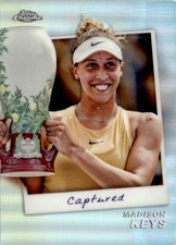 Madison Keys 2024 Topps Chrome Captured #CTD-MS