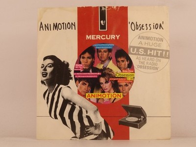 ANIMOTION OBSESSION (136) 2 Track 7'' Single including Picture Sleeve POLYGRAM RE