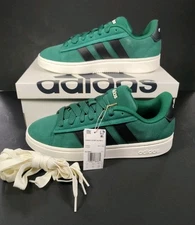 ADIDAS Tennis-New-Men's Green/Black Grand Court Alpha 00s Sneakers-IH3847-Sz 12