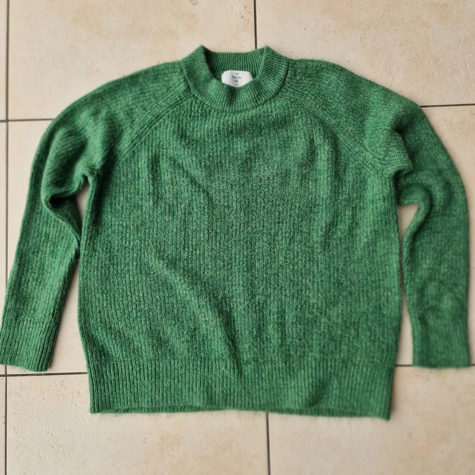 Pulli Set von C&A, M, Strick, grün und lila, langarm - Bild 4 von 4