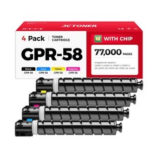 GPR-58 GPR58 High Yield Toner Cartridge 4-Pack Replacement for Canon ImageRun...