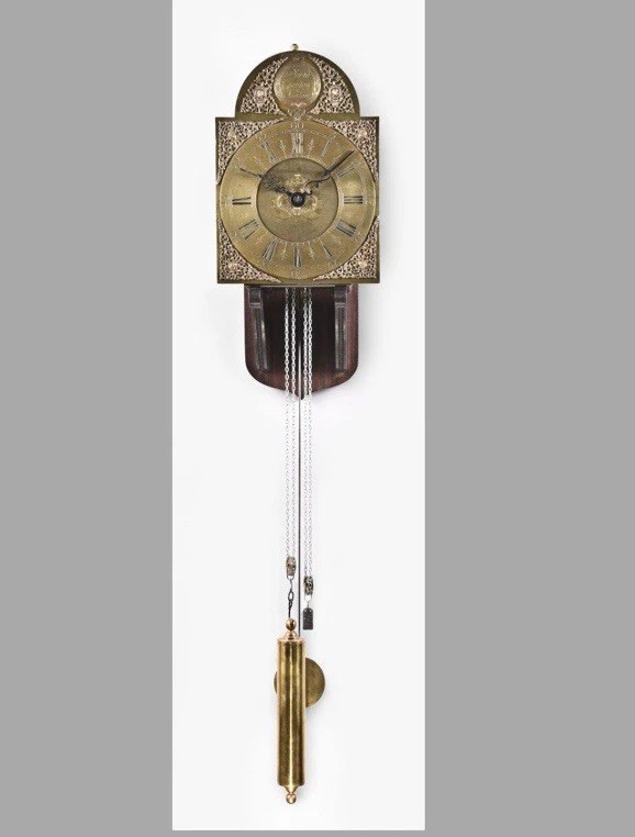 Victorian hanging lantern wall clock