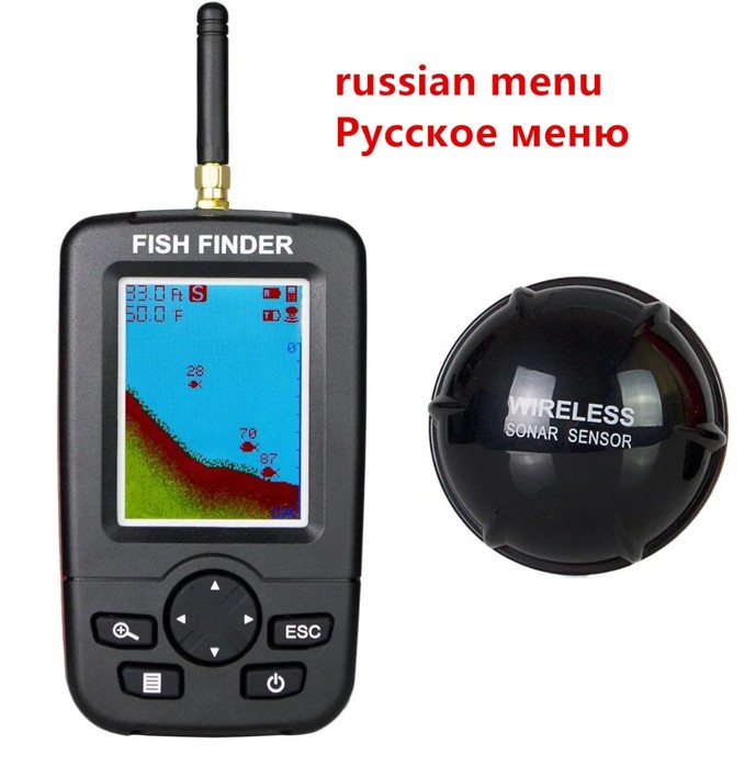 Uboot Ferngesteuert Mit Kamera Kabelloser Fischfinder Sonar Detektor Mit  Echolot  100m Reichweite, Punktmatrix, IPX4