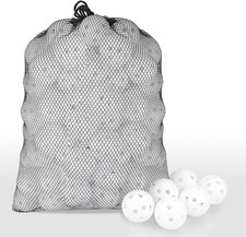 100 Pack Practice Golf Balls Airflow Hollow Plastic Golf Balls Practice Training