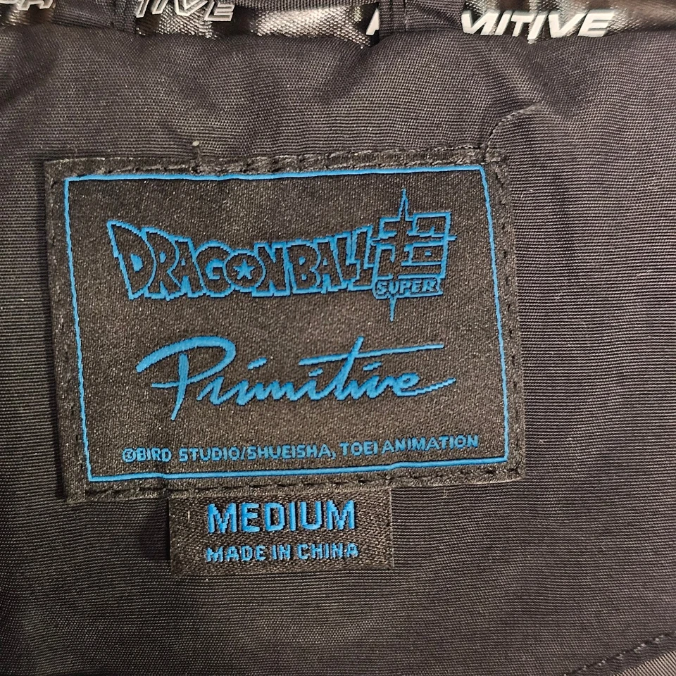 Primitive Dragon Ball Z Super Men's Jacket Medium Black Anime Hoodie - Image 4 of 4