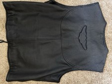 Vintage Harley-Davidson Men's Leather Vest Size L