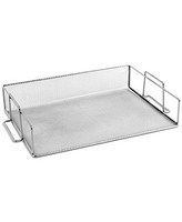 Mesh Stackable Paper Tray In Silver Sold Per 1 Tray 2303 Mesh Stackable Paper Tray In Silver Sold Per 1 Tray 2303