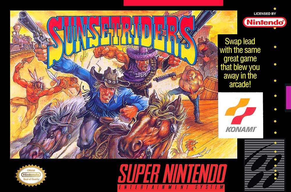 Sunset Riders SNES BOX ART Premium POSTER MADE IN USA - SNE169 | eBay