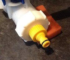 IBC Adapter (S60X6 Coarse Thread) to 1/2" (13mm) HoZE Lock Tap Hose connector