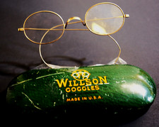 Vintage Willson Wire-Rim Spectcles Safety Goggles