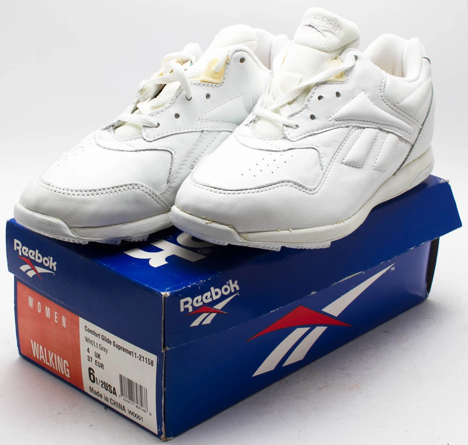 Chaussures femmes Reebok vintage 1994 Comfort Glide Supreme 11 21158 blanc taille 6,5