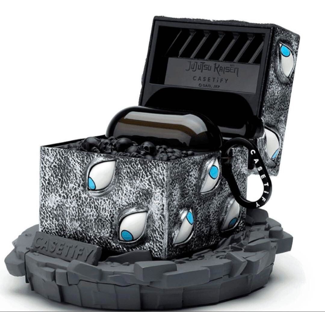 Custodia Casetify 3D Per AirPods Pro (1&ordf; E 2&ordf; Gen) A Tema Jujutsu Kaisen - Sukuna E Satoru Gojo