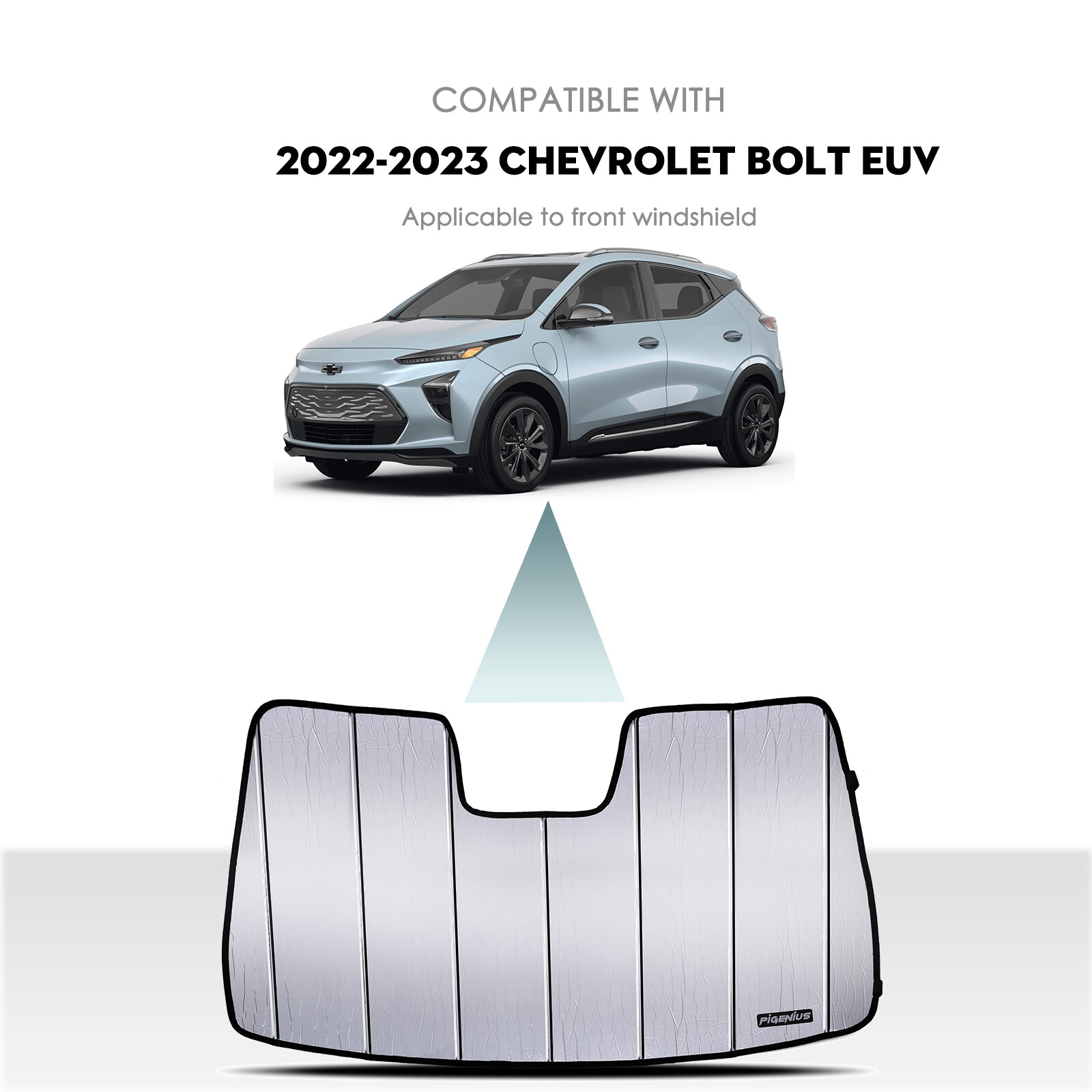 Premium Sunshade Windshield for 20222023 Chevrolet Bolt EUV eBay