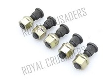 BRAKE DRUM TO HUB NUT BOLT KIT OF 5 FOR WILLYS GPW JEEP #G101