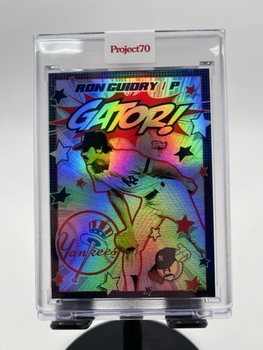 Topps Project 70 #823 1967 Ron Guidry by Sket One Rainbow Foil 6/70