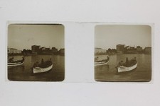 Barque Snapshot France Plaque de verre Stereo Positif Vintage PL33L4P-3