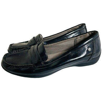 Life Stride Soft System Penny Comfort Shoe Women's Size 8.5M Black Flat  Slip On | eBay