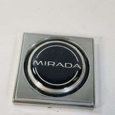 Mopar 1980-83 Dodge Mirada CMX Door Panel Card Emblem Medallion Nameplate