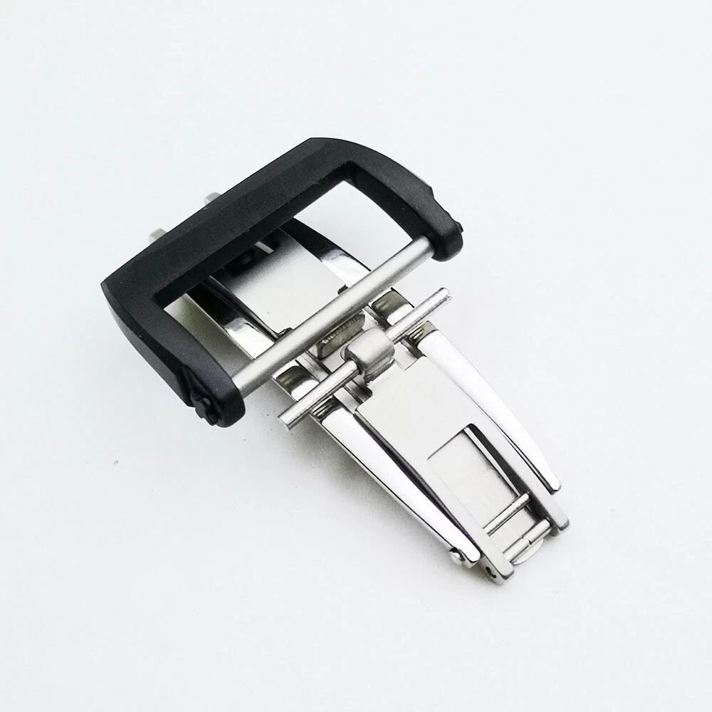 20mm Black Brushed Folding Clasp Deployment Clasp Buckle for RM