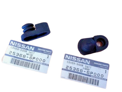 Nissan Genuine 240SX 300ZX Infiniti I30 G20 Door Switch Rubber Cover Pair OEM