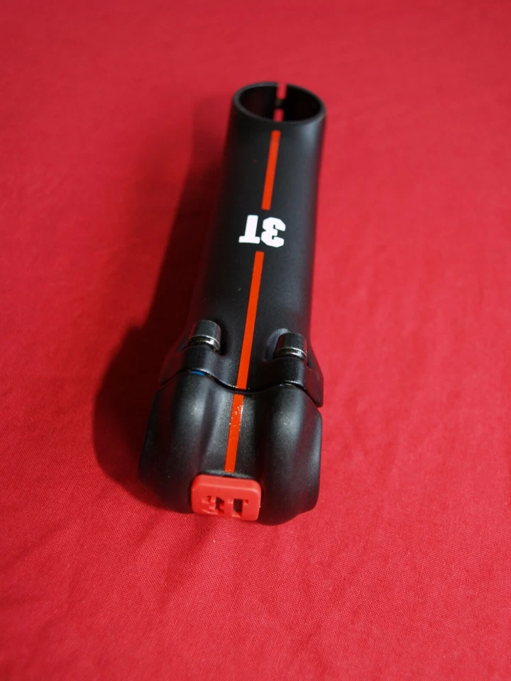 3T Apto Team Stem120mm Aero Road Gravel Black Red Titanium Bolts NEW SRP £100 - Image 4 of 4