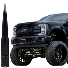 True Spike Black Antenna for Ford Trucks F150 F250 F350 Fits All Years