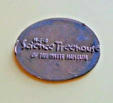 Witte Museum elongated penny Texas USA cent HEB Science Treehouse copper coin