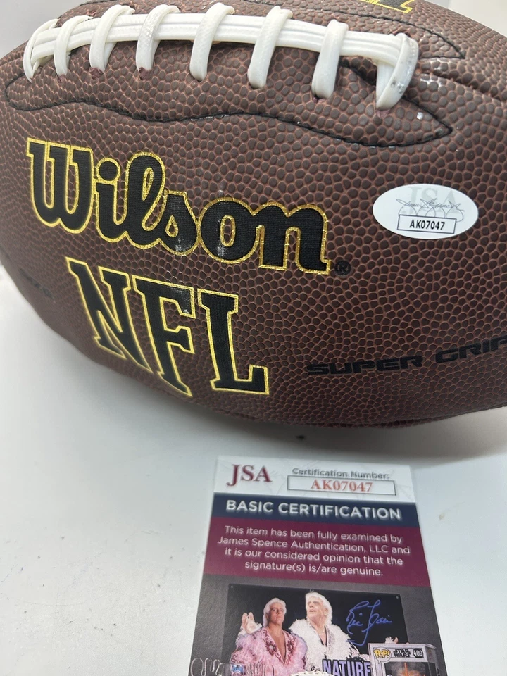 Peter Skoronski Signed NFL Football Tennessee Titans Autographed JSA COA - Image 2 of 2
