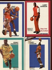 1991 Courtside 2 Larry Johnson ROOKIE ROOKIES,Kenny Anderson, & Greg Anthony