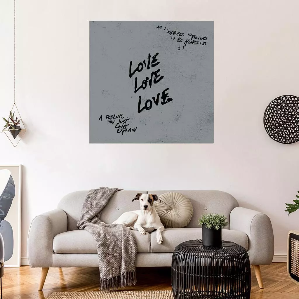 true love - kanye west Poster by igabriela