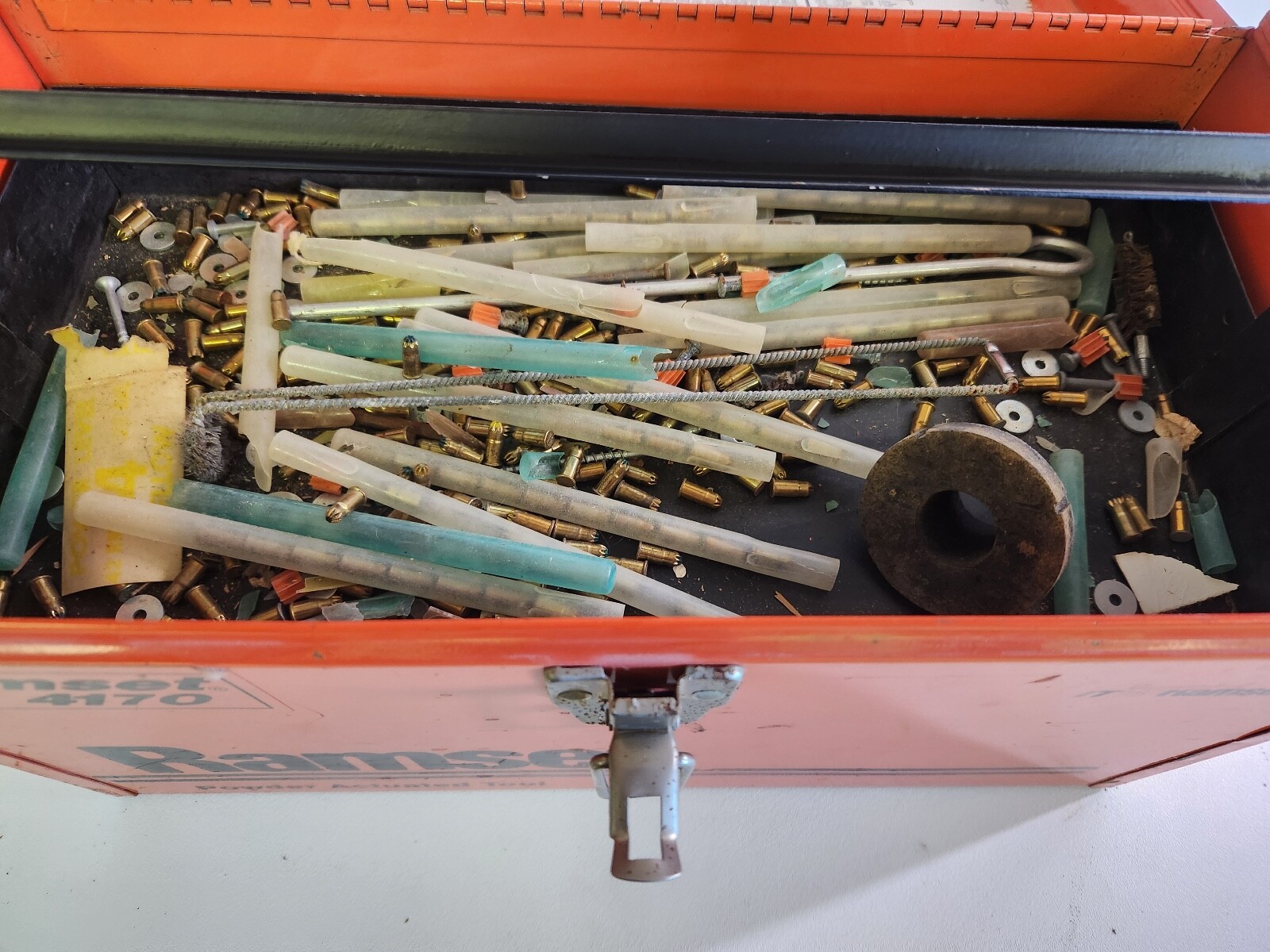 Vtg RAMSET 4170 Powder Actuated Tool Piston Low Velocity w/ Toolbox & Fasteners eBay