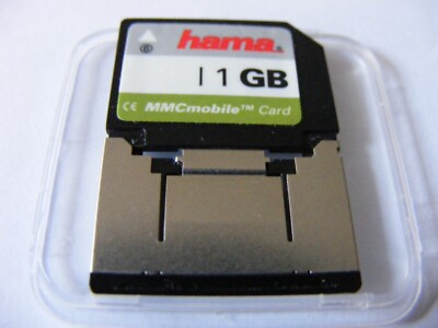 1GB Multimedia Card Plus Mobile + Adapter ( 1 GB MMC mobile) HAMA gebraucht