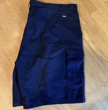 Work Cargo Shorts Sz 48 / Blue Cintas