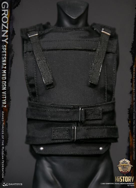 ロシア軍 実物 ロシア内務省 KIRASA製 3M-05 ボディーアーマー 黒 DAMTOYS 1/6 Scale Kirasa 3M-05 Body Armor- Russian SPETSNAZ