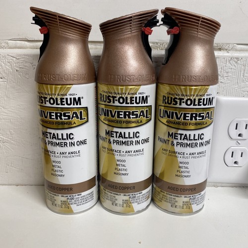 3 Pk Aged Copper RustOleum Universal AllSurface Metallic Spray Paint