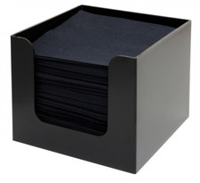 Black Plastic Napkin Holder, Napkin Storage Unit, Bar Tidy, Accessorie