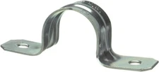 Box of 25 Halex 1-1/2"  Rigid Two-Hole Strap Pipe Cable Hanger 61215B
