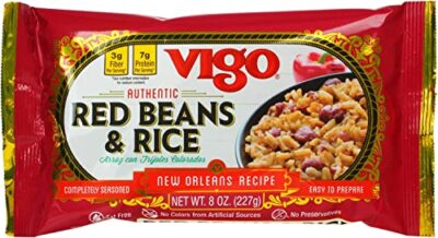 Vigo Authentic Red Beans & Rice Low Fat 8oz Red Beans & Rice Pack of 12