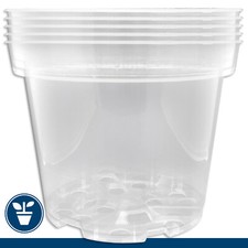 5 x Orchideentopf transparent Ø 21 x 17 cm Blumentopf Kulturtopf Pflanztopf