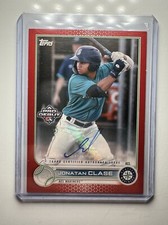 Jonatan Clase 2022 Topps Pro Debut Red Auto /10