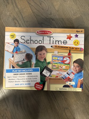 Melissa & Doug School Time! Classroom Play Set Game BRAND NEW