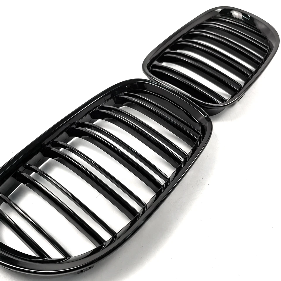 Grelha frontal preta brilhante para BMW 7 Series F01 F02 F03 750Li 740Li 2008-15 - Imagem 3 de 4